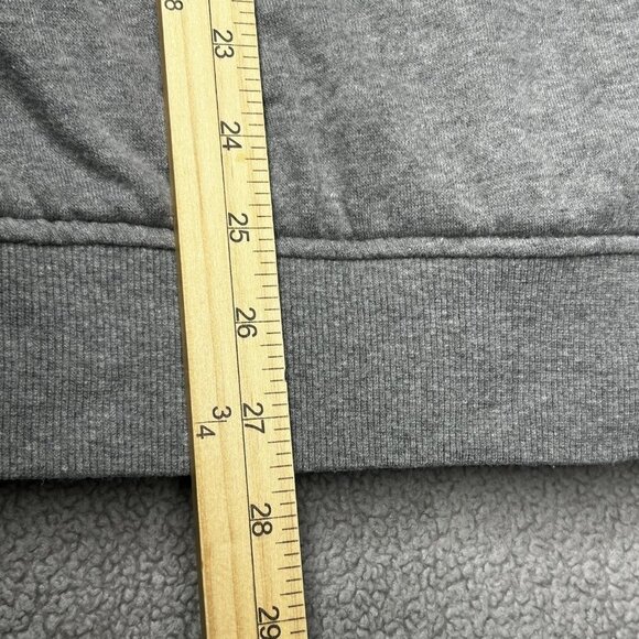 O'Neill Hoodie Mens Extra Large Y2K Gray Sherpa Lined Zip Up Jacket Spell Out - Picture 15 of 15